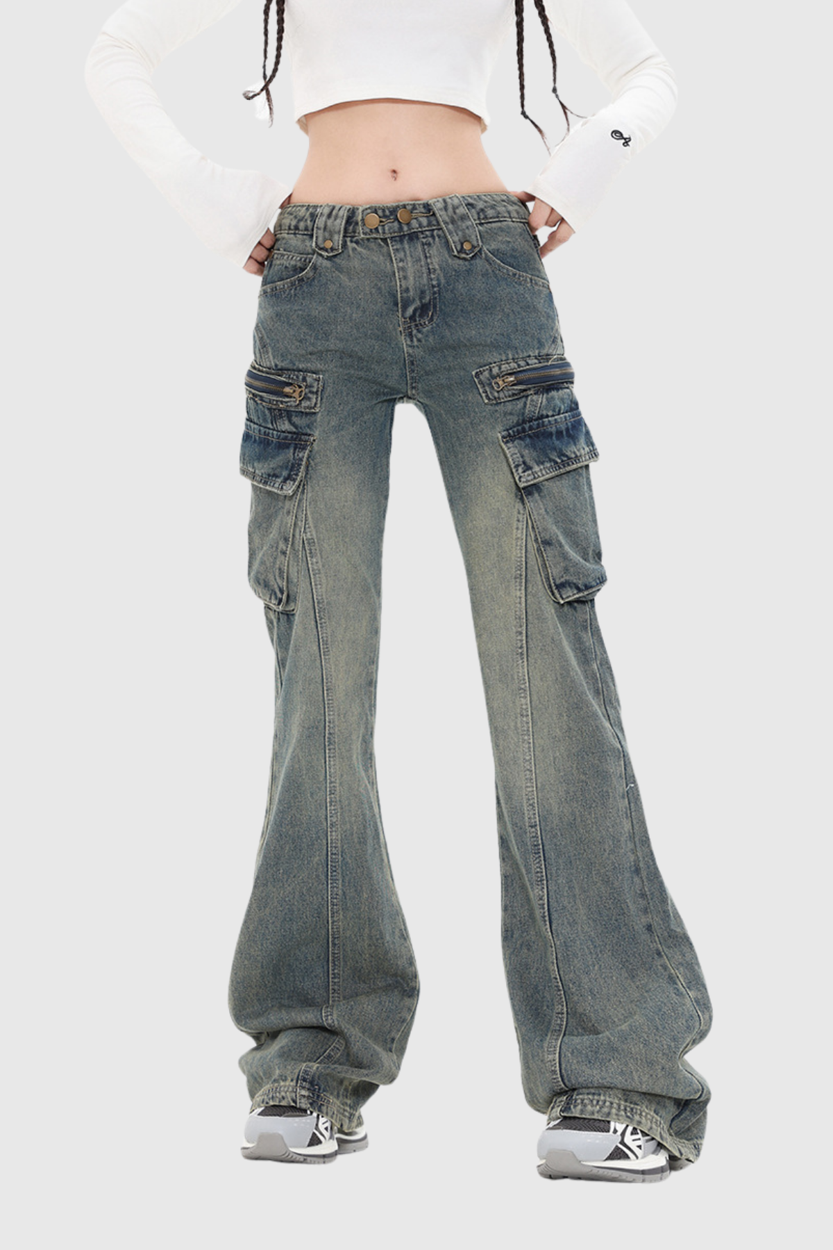 Bradford Cep Detaylı Bootcut Jean Pantolon