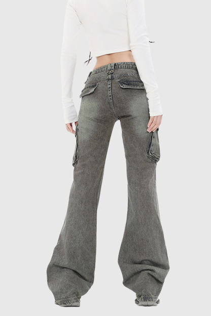 Bradford Cep Detaylı Bootcut Jean Pantolon