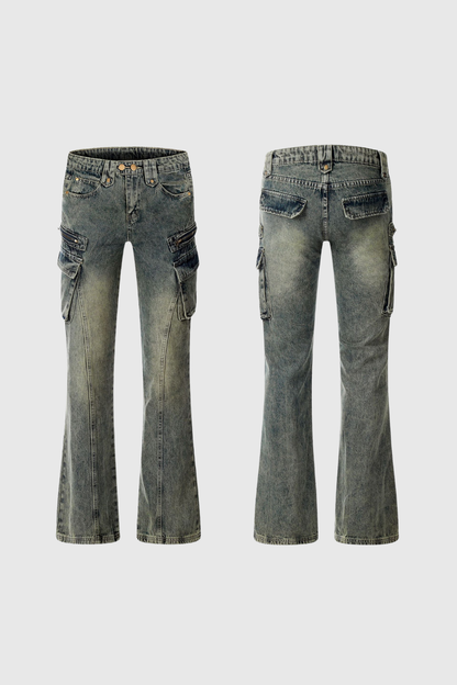 Bradford Cep Detaylı Bootcut Jean Pantolon