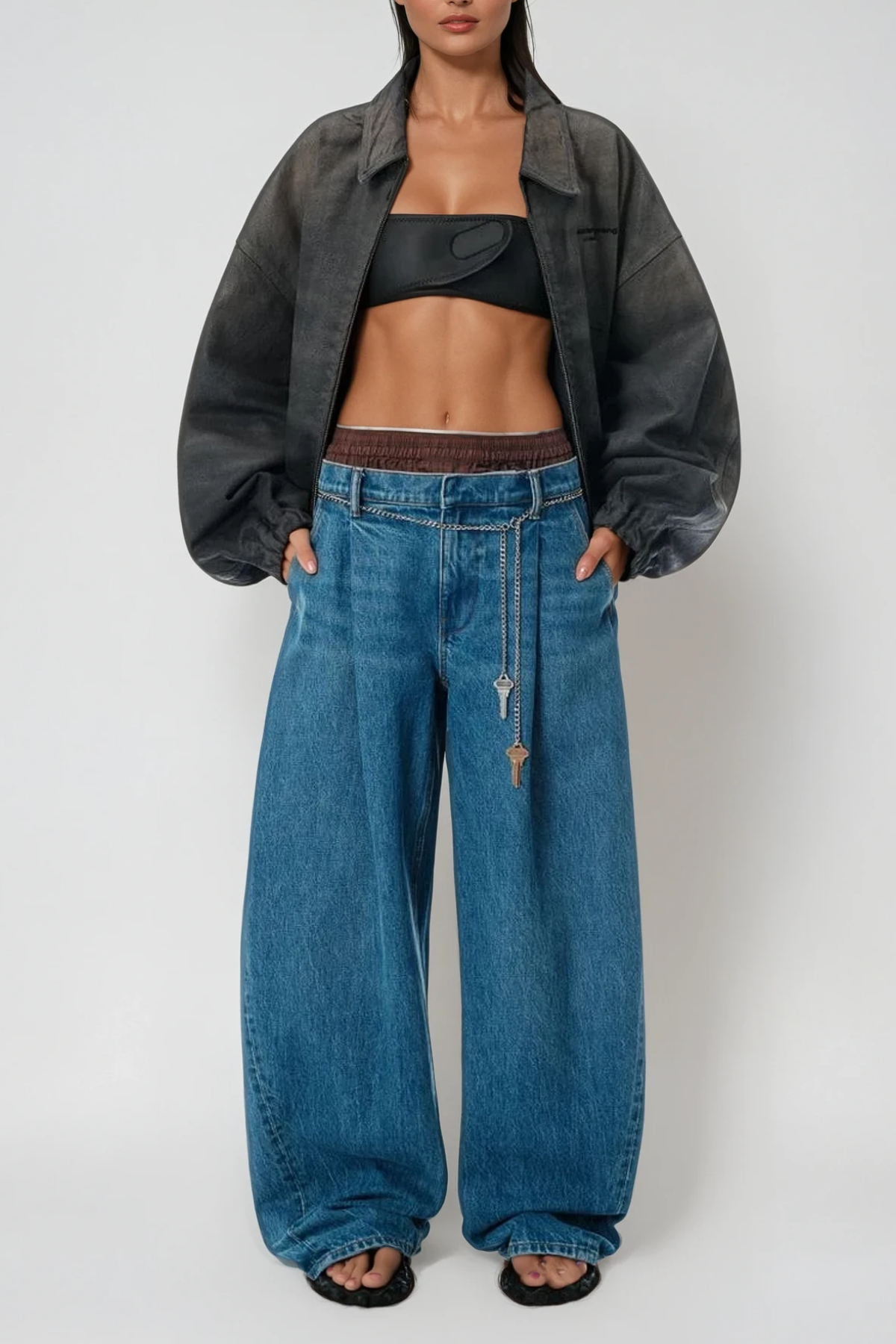 Callum Dekonstrüktif Baggy Jean Pantolon