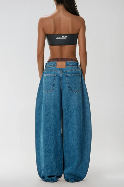 Callum Dekonstrüktif Baggy Jean Pantolon