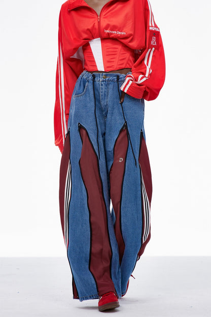 Edelmira Deconstruct Detaylı Barrel Jean Pantolon