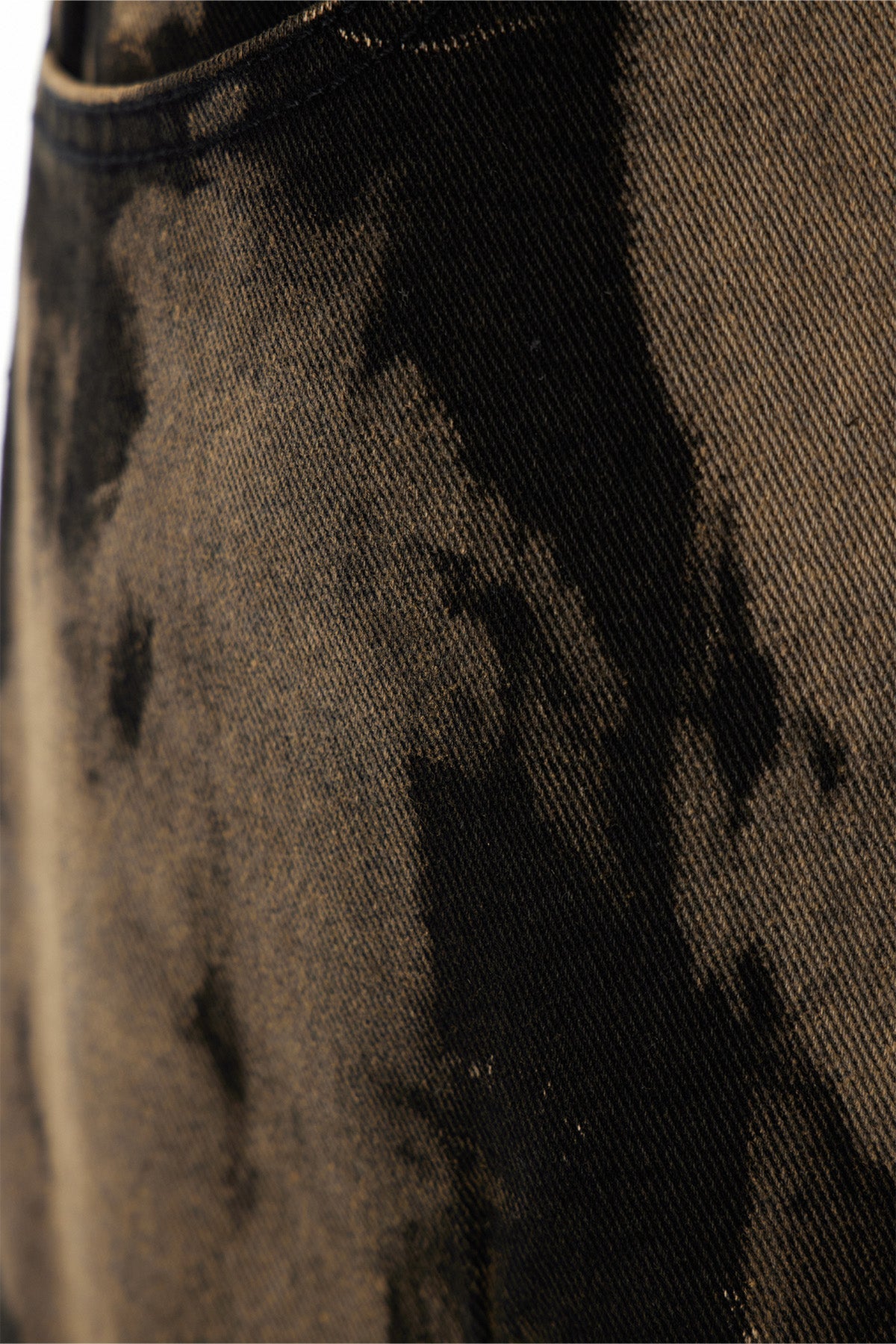Caprina Fermuar Detaylı Batik Jean Pantolon