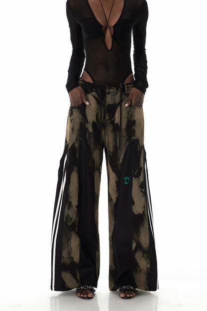 Caprina Fermuar Detaylı Batik Jean Pantolon