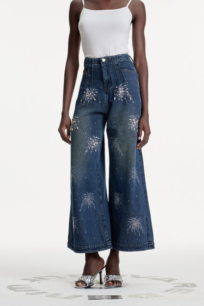 Conchita Kristal Detaylı Jean Pantolon