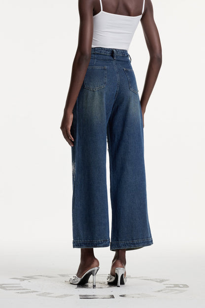 Conchita Kristal Detaylı Jean Pantolon