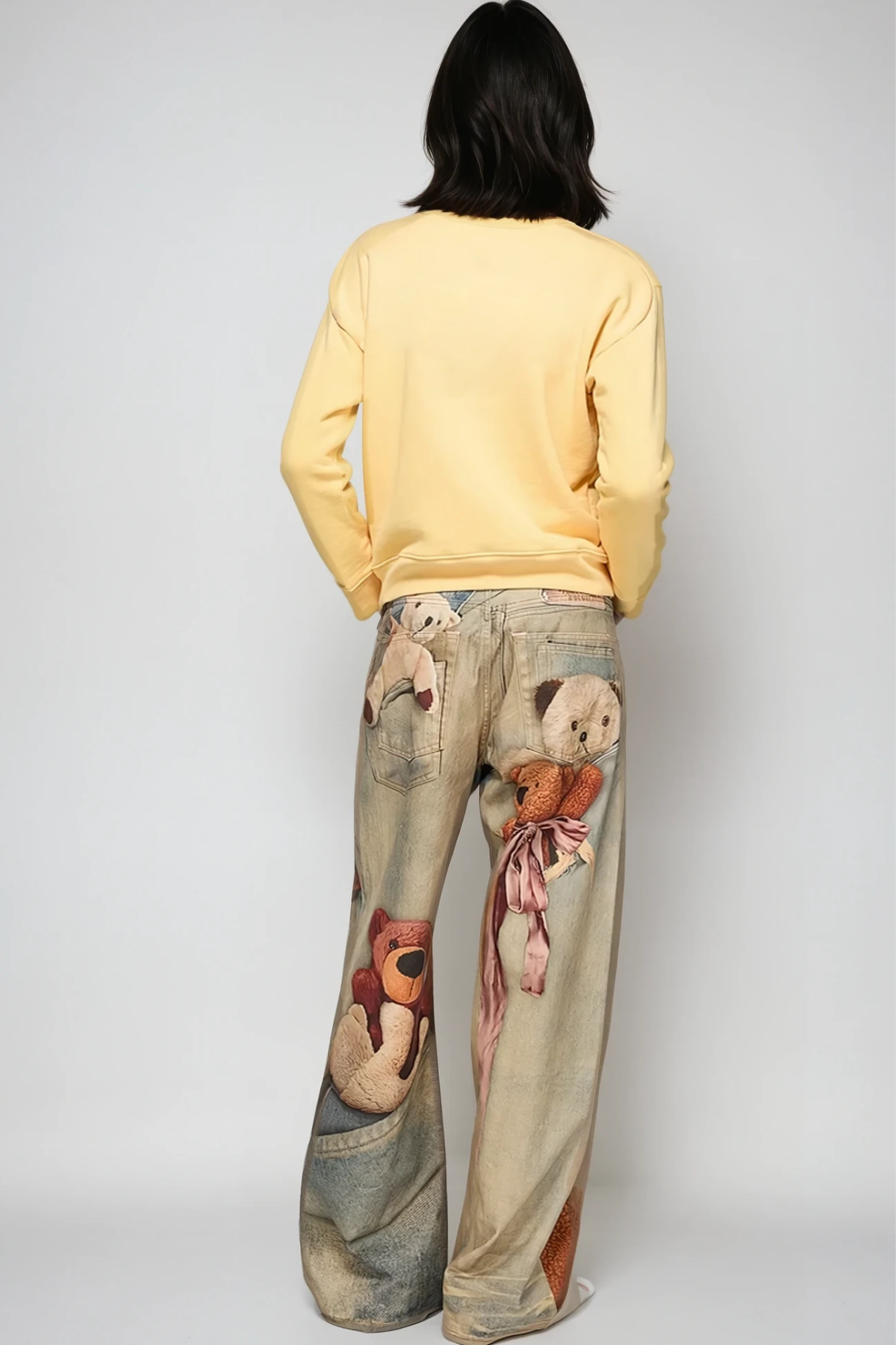 Dmitar Desenli Barrel Jean Pantolon
