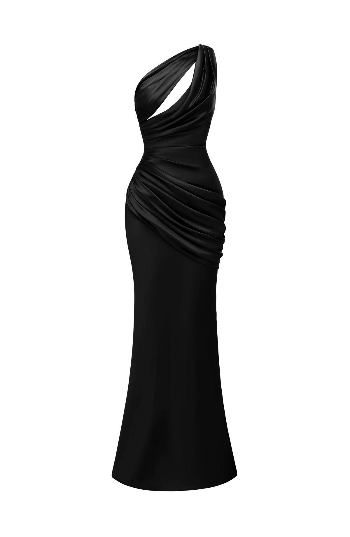Emina Maxi Elbise - Siyah