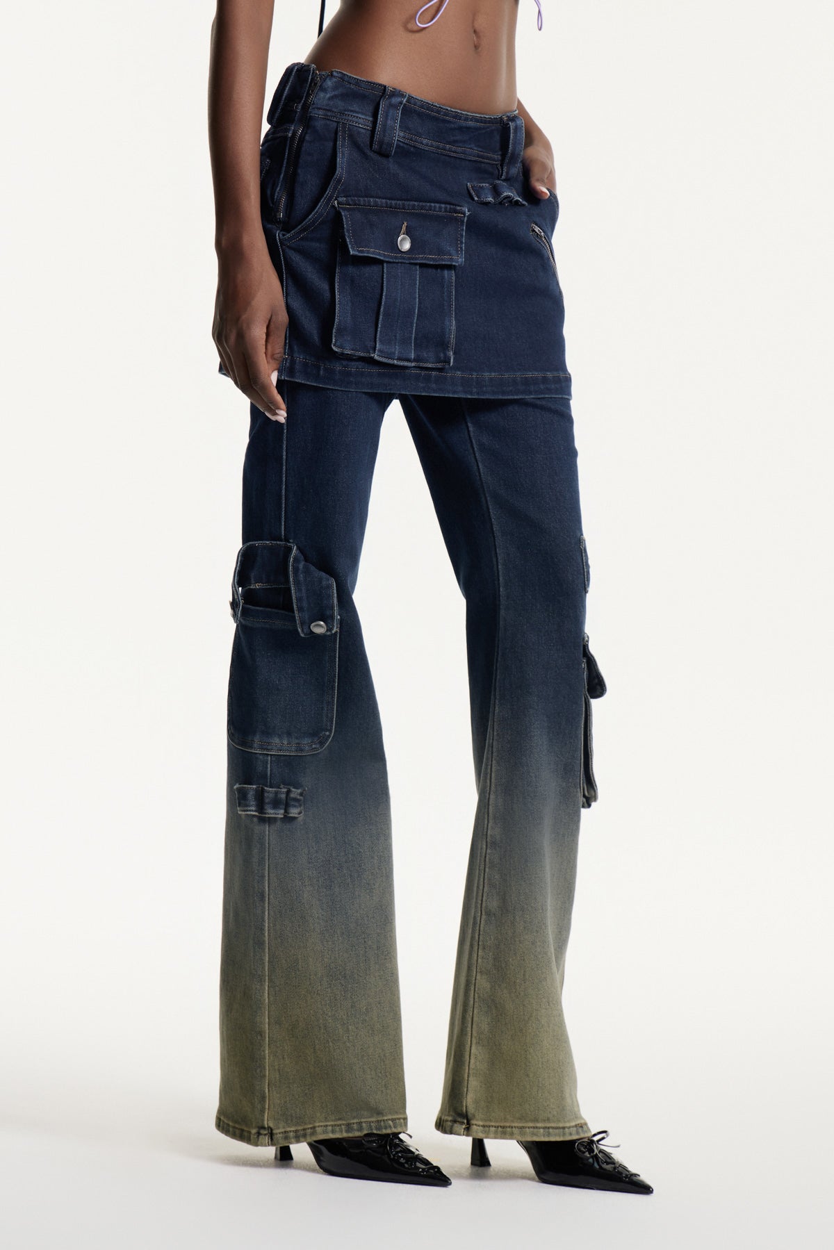 Eerik Deconstruct Hayley Bootcut Jean Pantolon