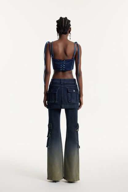 Eerik Deconstruct Hayley Bootcut Jean Pantolon