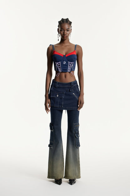 Eerik Deconstruct Hayley Bootcut Jean Pantolon
