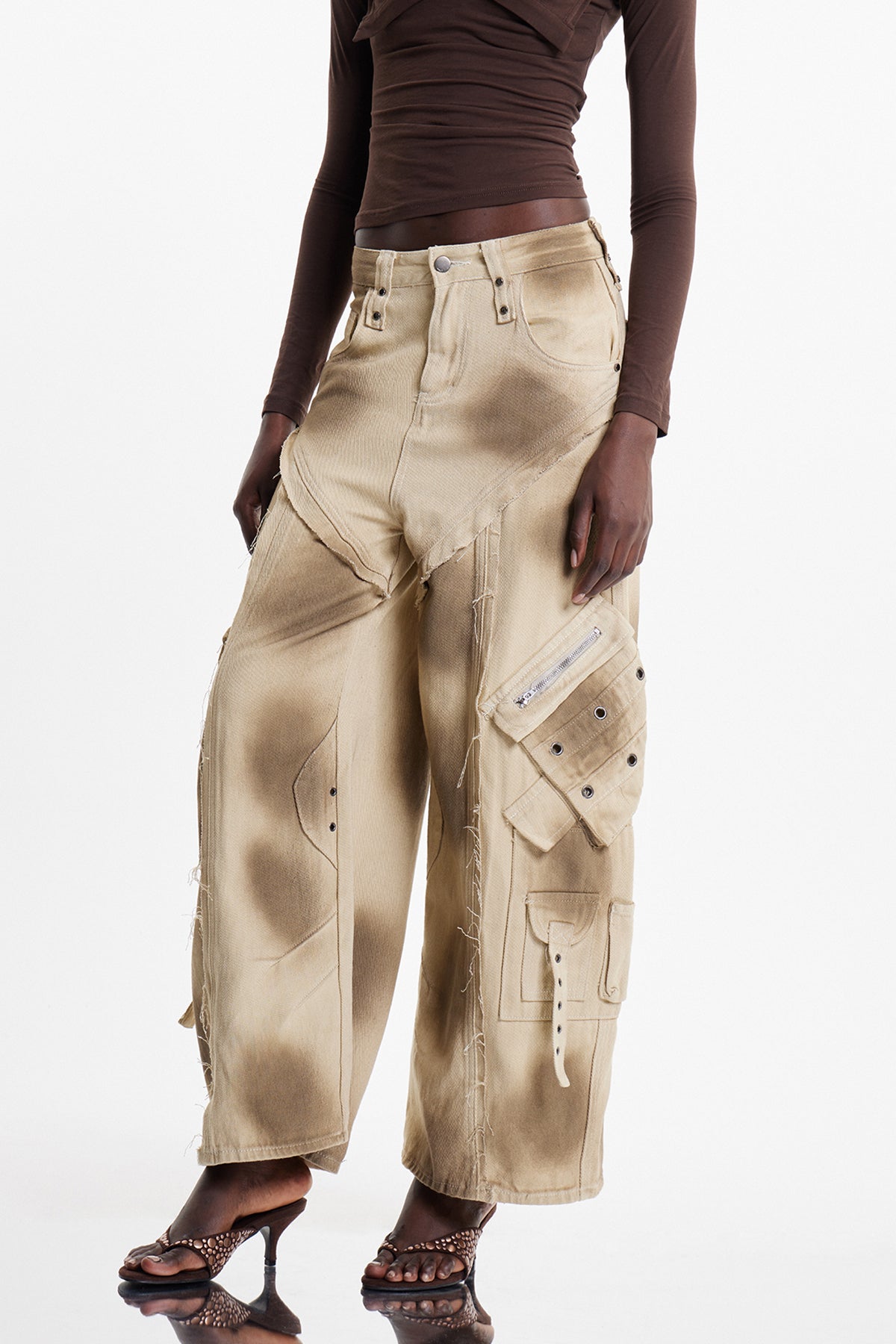 Ekrem Hayley Deconstruct Kargo Jean Pantolon