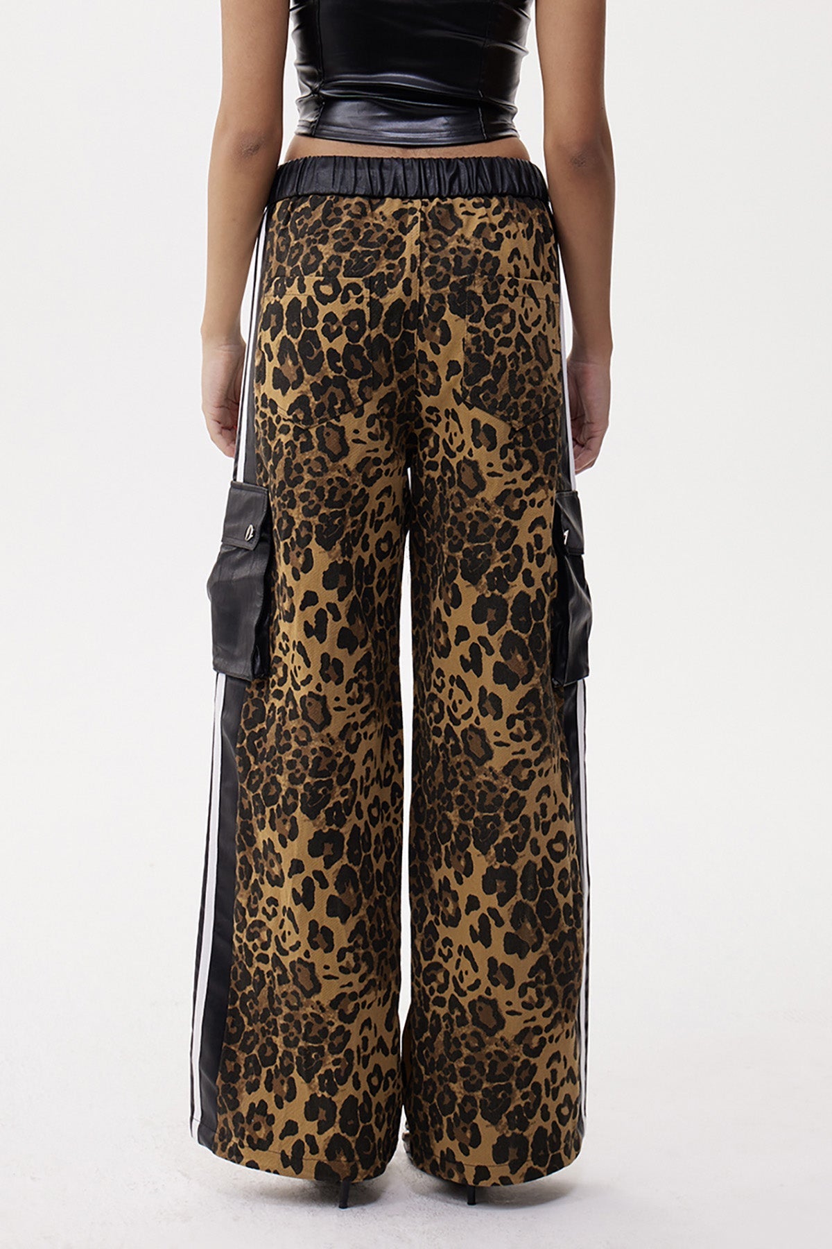 Eleri Deconstruct Leopar Jean Pantolon