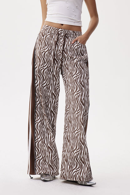 Eliab Deconstruct Zebra Desenli Jean Pantolon