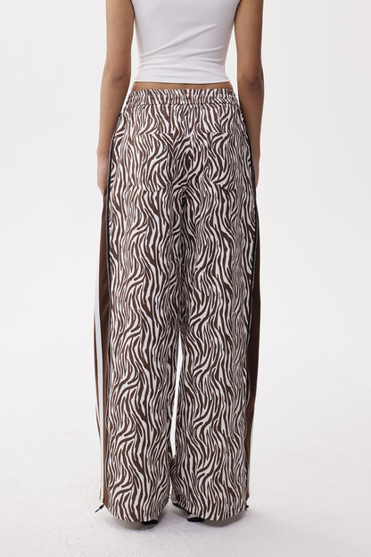 Eliab Deconstruct Zebra Desenli Jean Pantolon