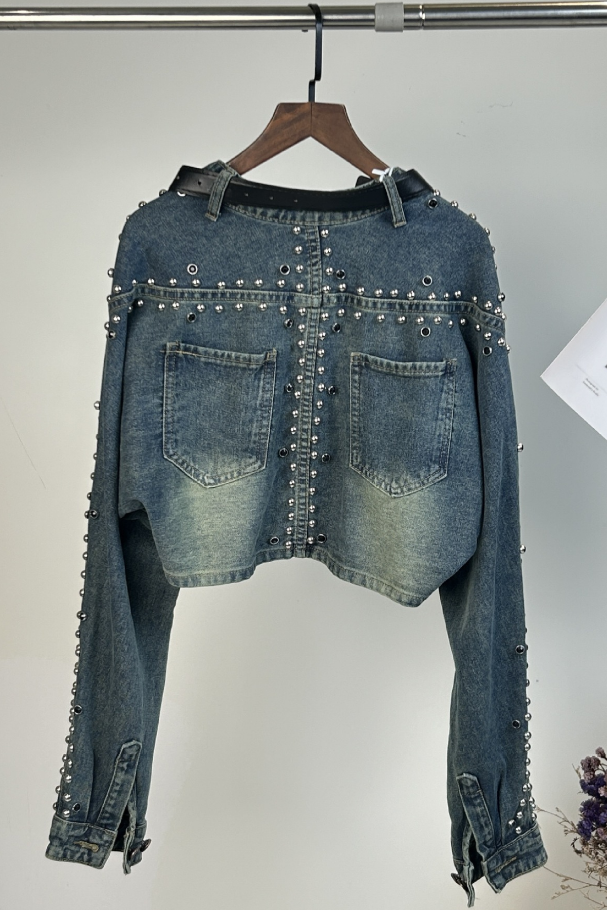 Ellis Zımba Detaylı Patchwork Ceket