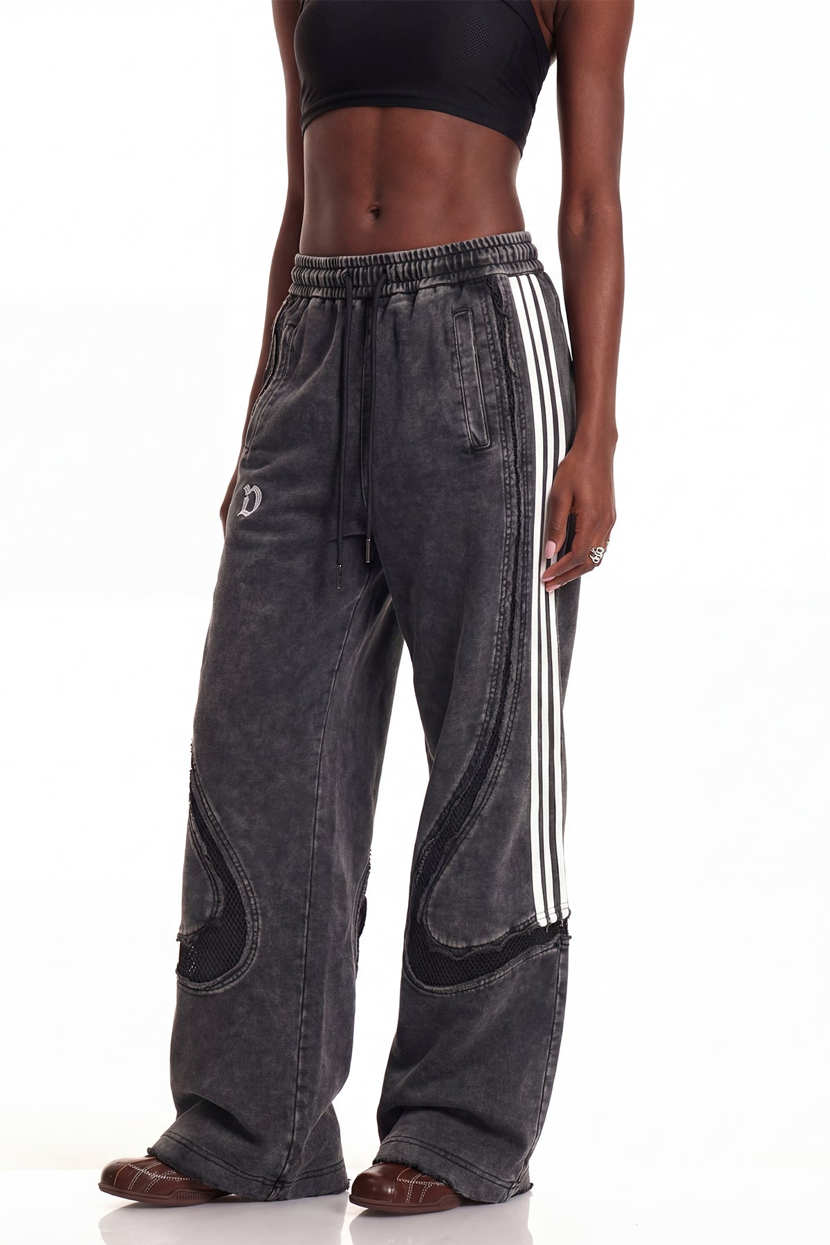 Ennio Çizgili File Pantolon
