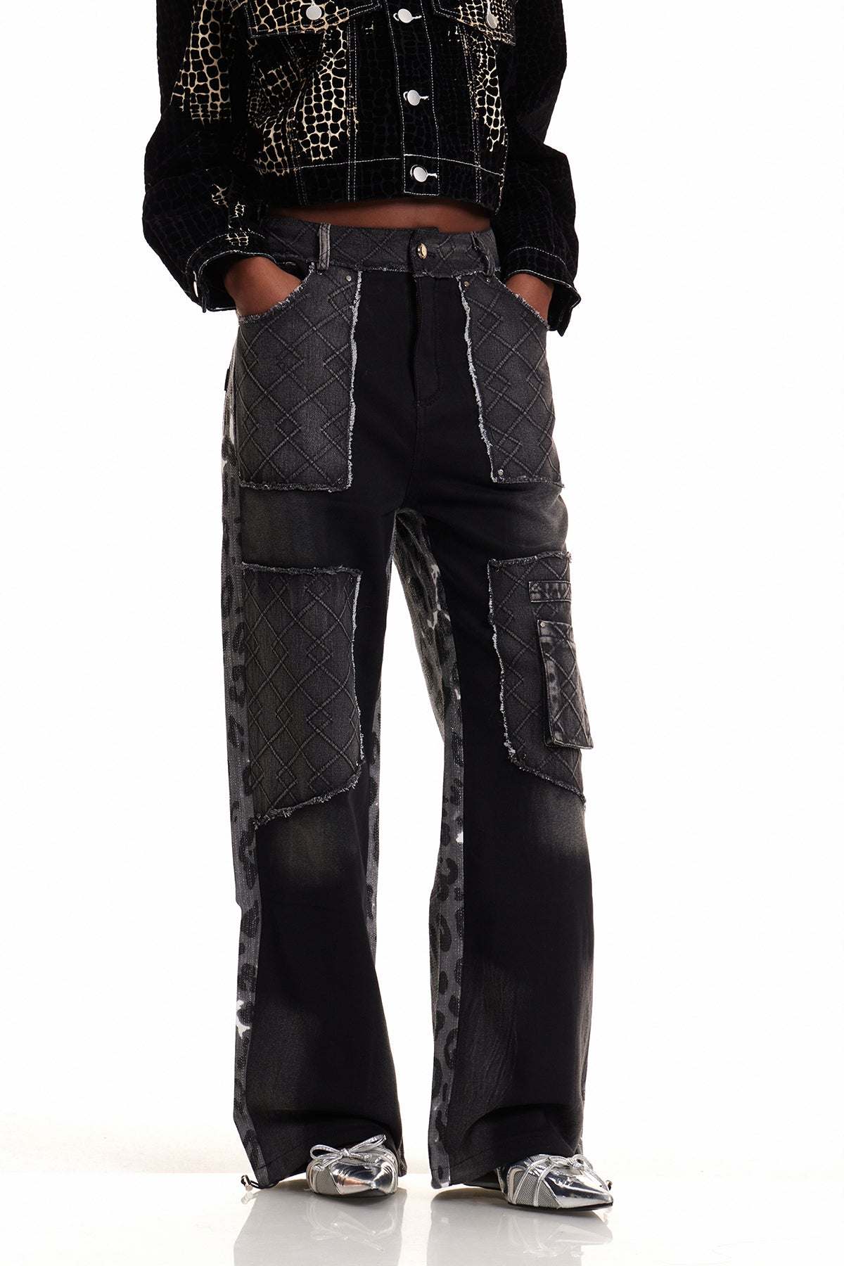 Ennius Izgara Leopar Jean Pantolon