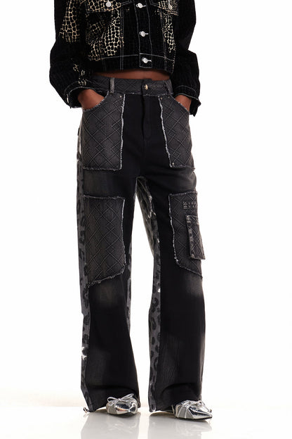 Ennius Izgara Leopar Jean Pantolon
