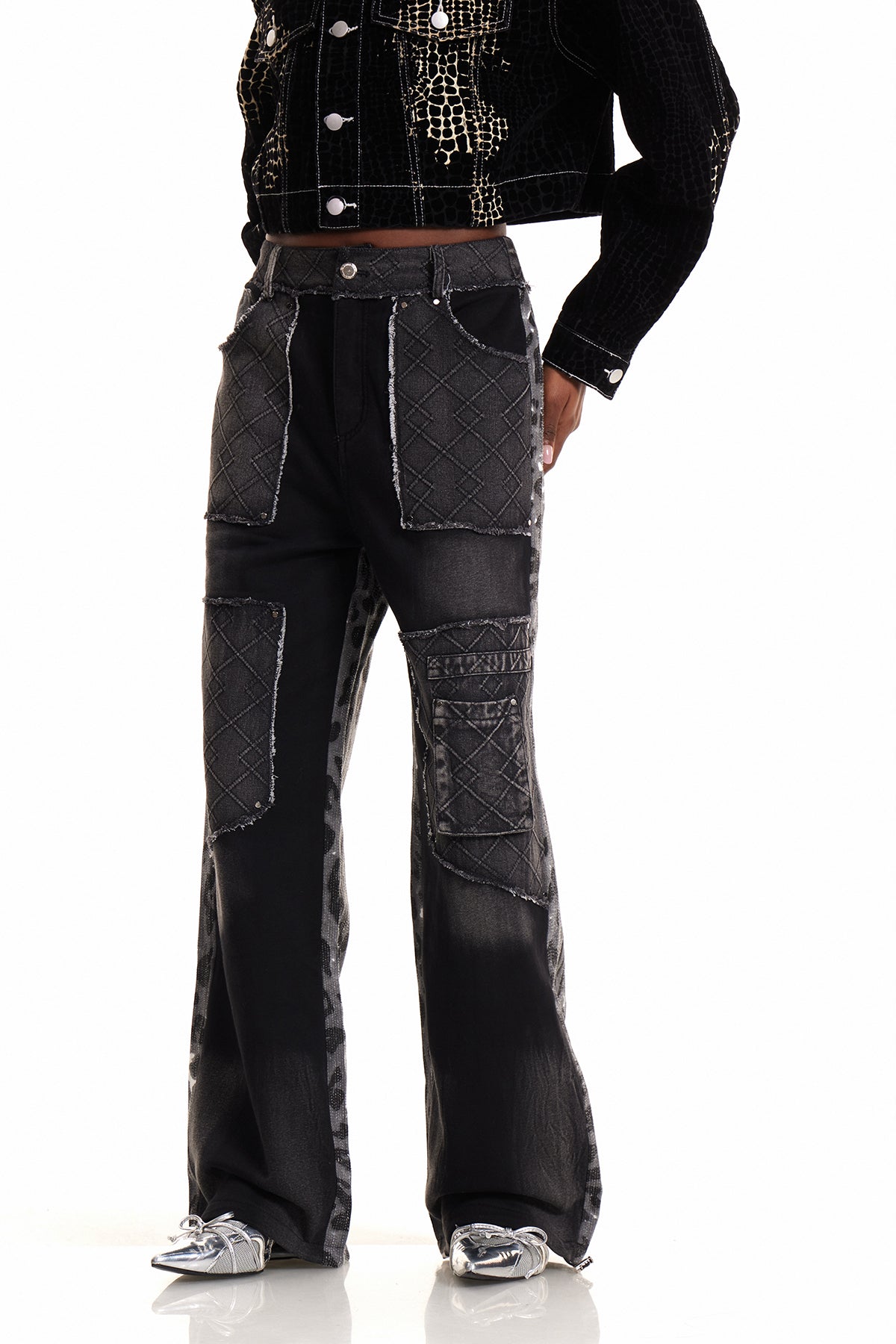 Ennius Izgara Leopar Jean Pantolon