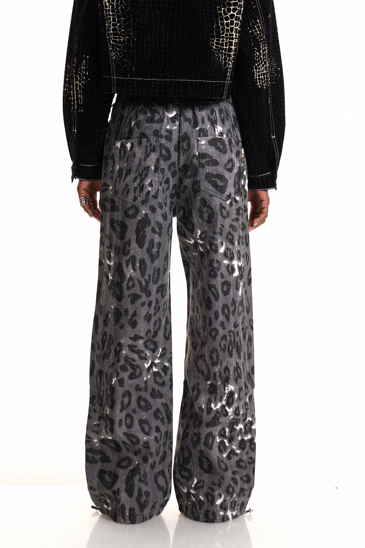 Ennius Izgara Leopar Jean Pantolon