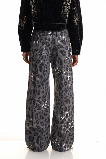 Ennius Izgara Leopar Jean Pantolon