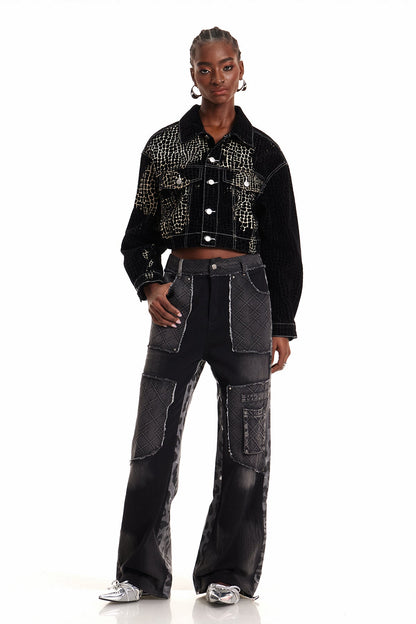 Ennius Izgara Leopar Jean Pantolon