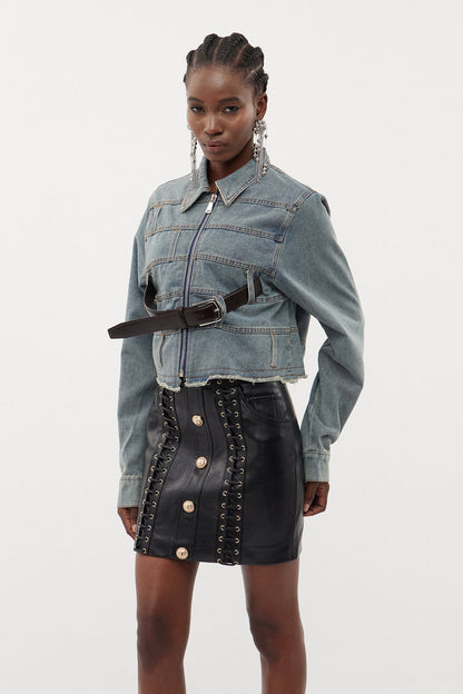 Esau Dekonstrüksiyon Denim Ceket