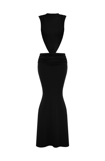 Fenella Maxi Elbise - Siyah