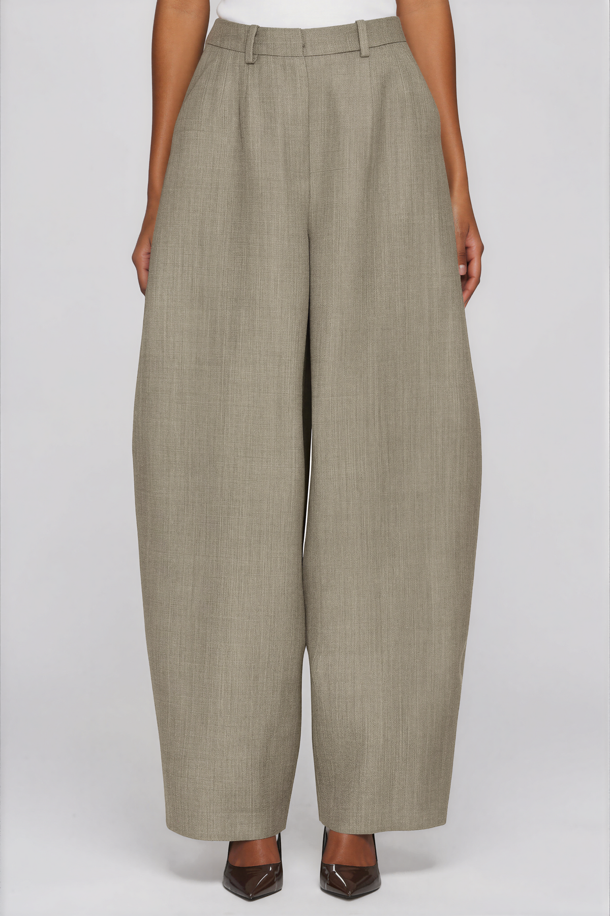 Firdous Haki Baggy Pantolon
