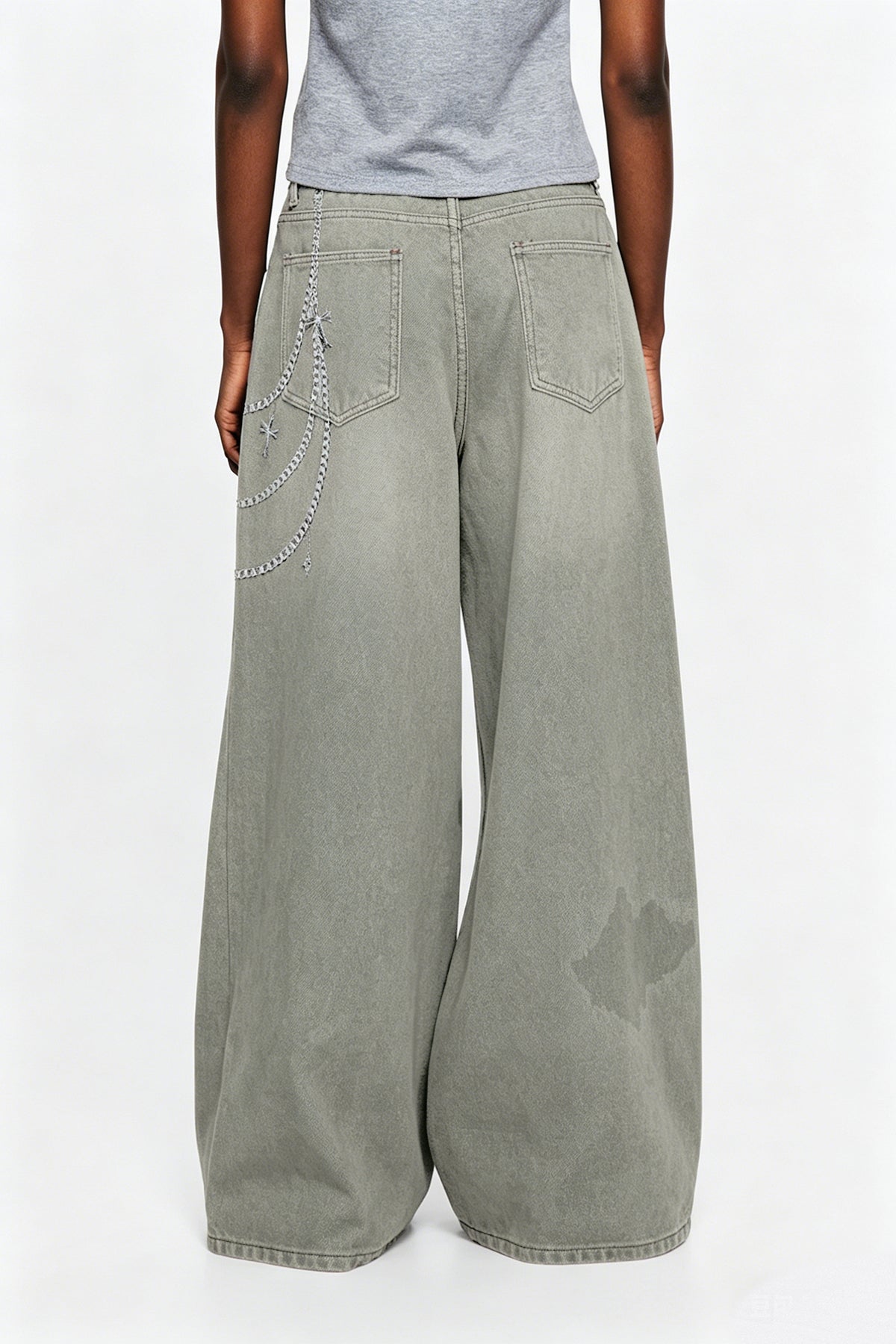 Fridwald Baskılı Jean Pantolon