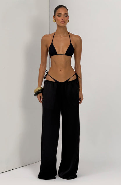 Suki Üçgen Bikini Üstü - Siyah