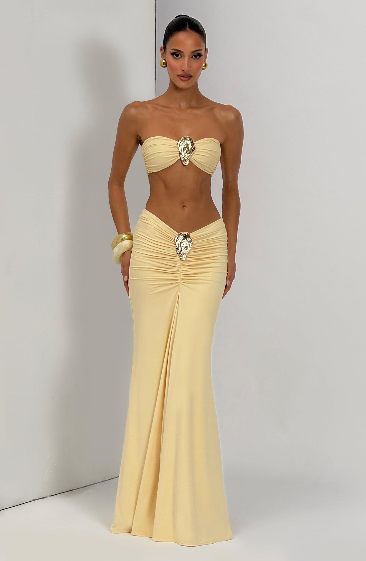 Sonny Maxi Etek - Limon Sarısı