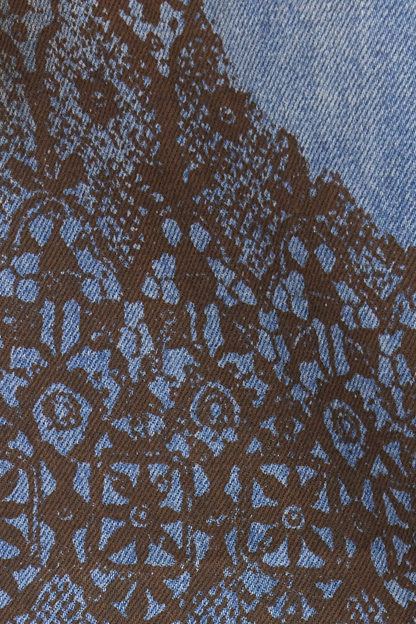 Igle Batik Dantel Baskılı Jean Pantolon