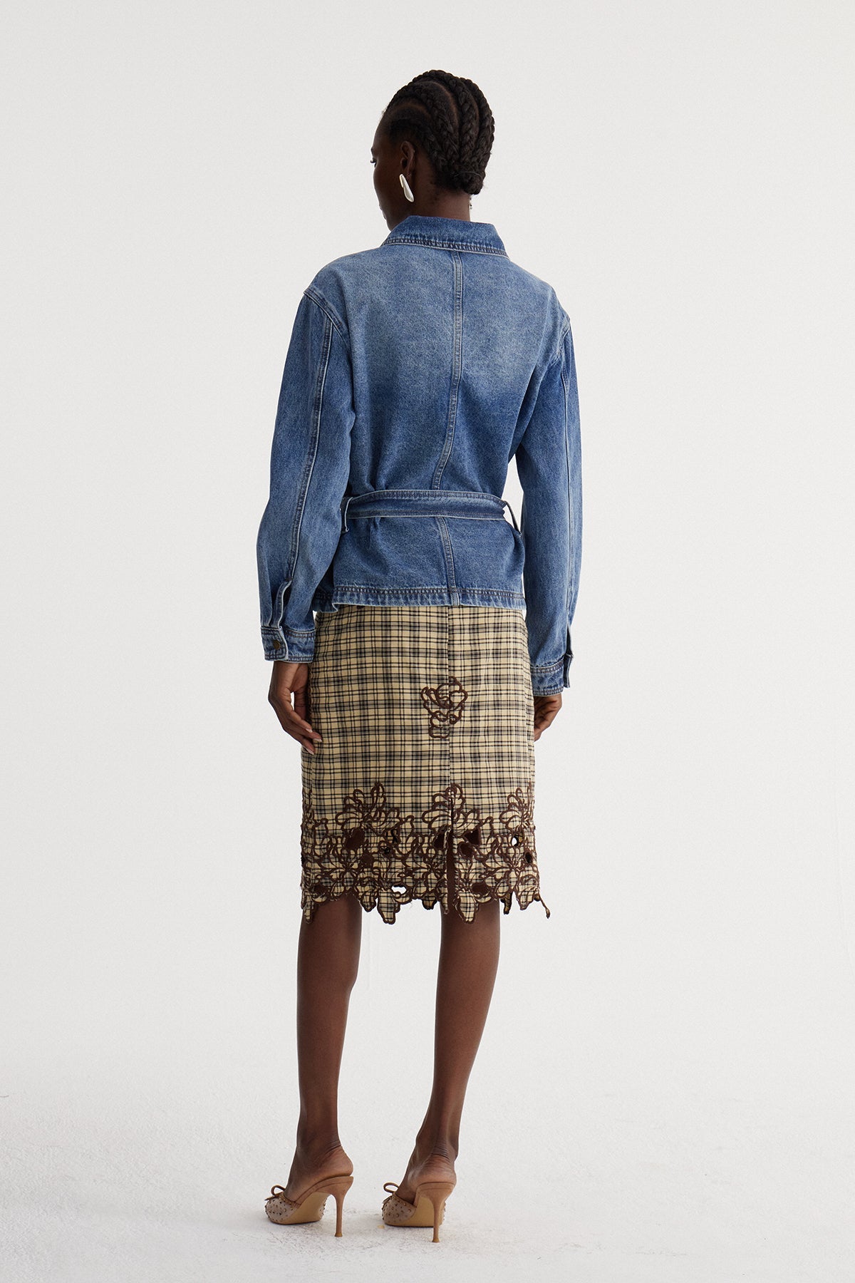 Isaija Kemerli Denim Ceket
