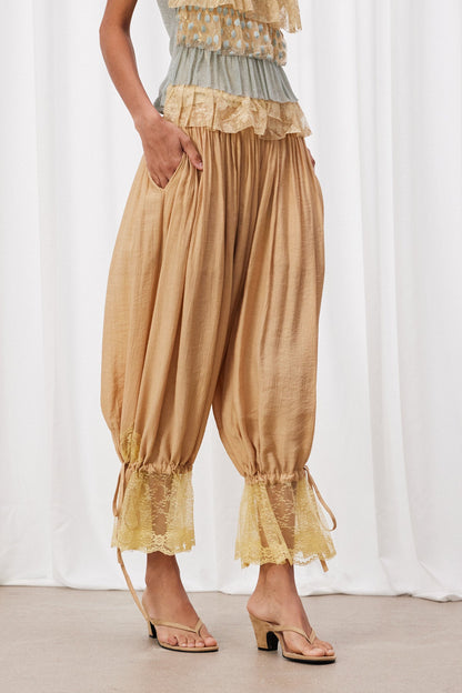 Izabela İpli Jean Pantolon