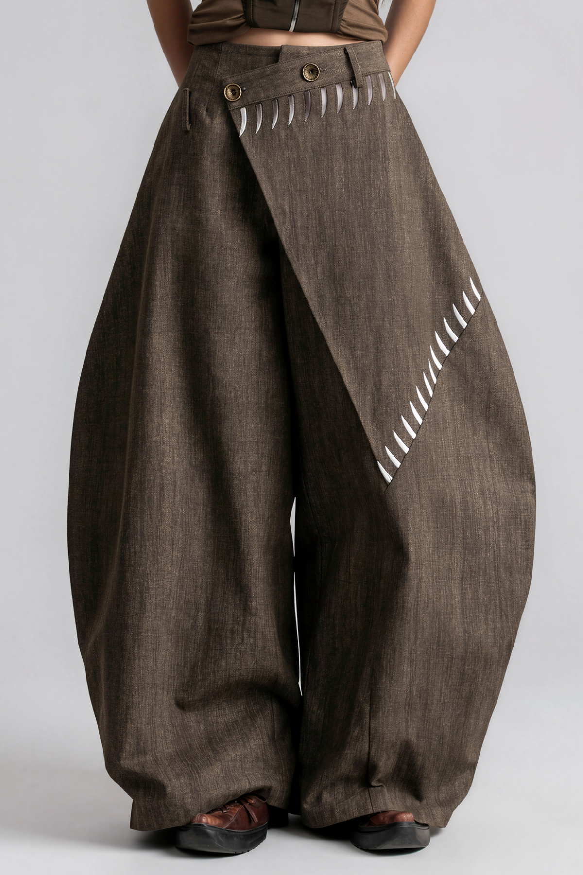 Kious Asimetrik Baggy Pantolon