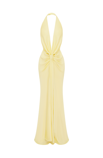 Linette Abiye Elbise - Limon Sarısı