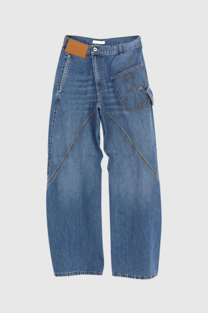 Laney Asimetrik Cep Detaylı Jean