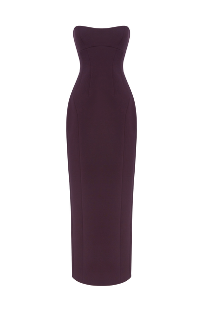 Manon Maxi Elbise - Mürdüm