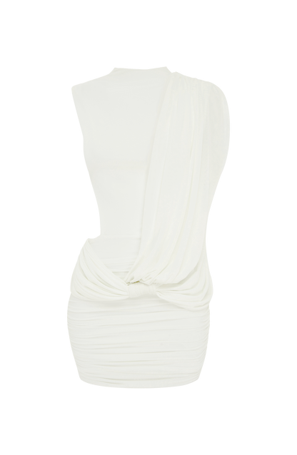 Mireya Mini Elbise - Fildişi