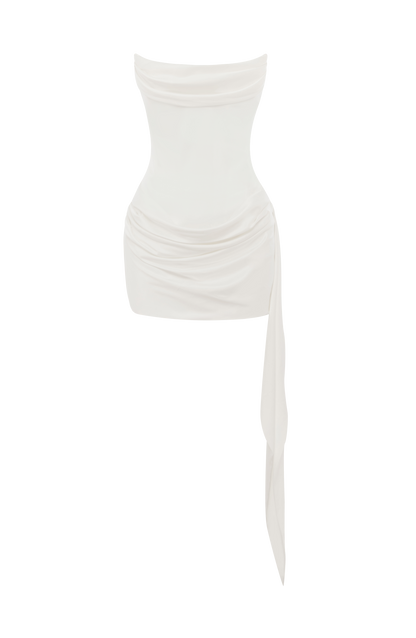 Mona Mini Elbise - Fildişi