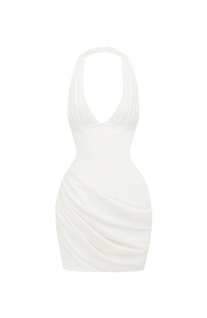 Nehemia Mini Elbise - Fildişi