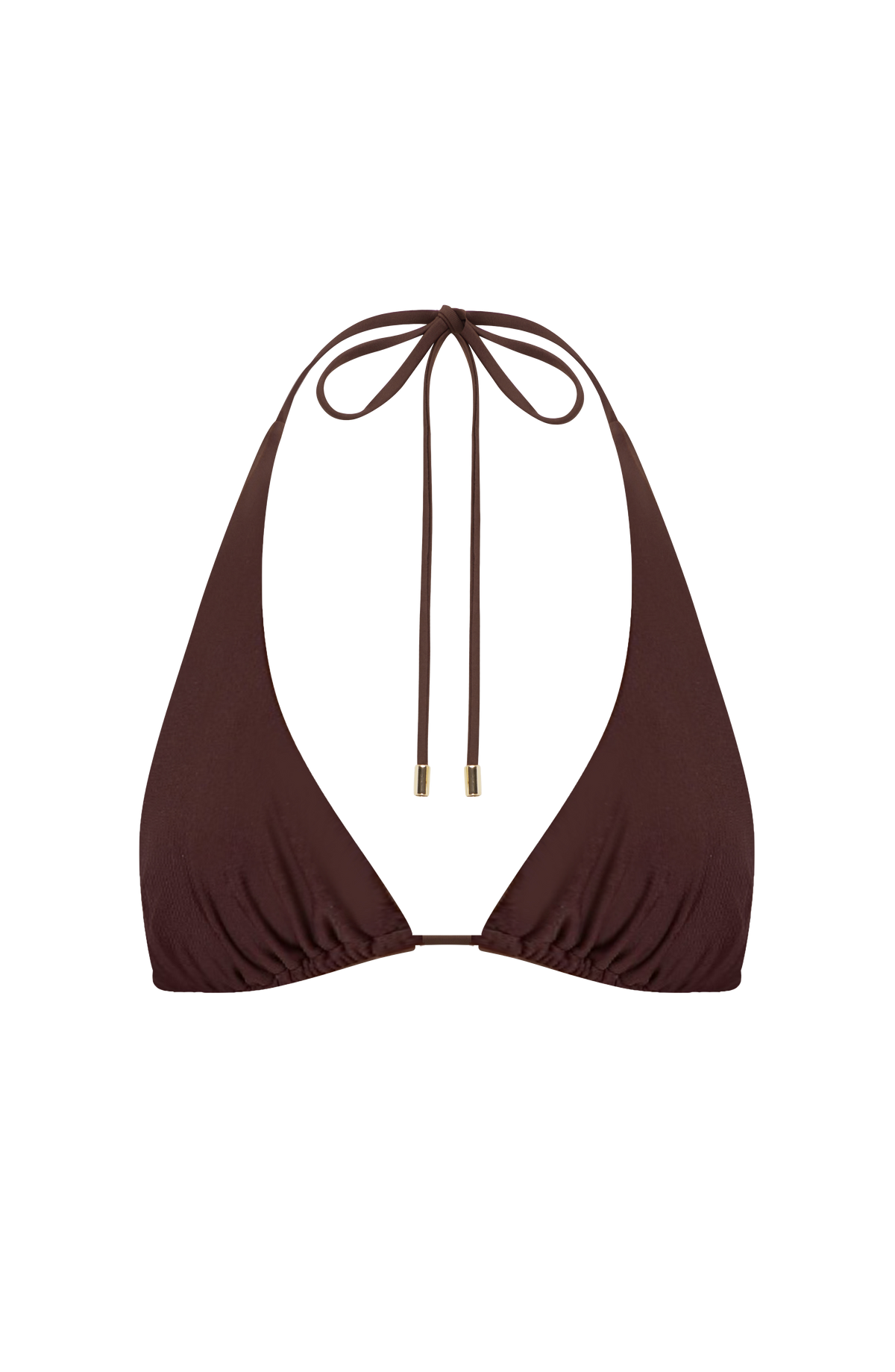 Pietra Üçgen Bikini Üstü - Mürdüm Kahve