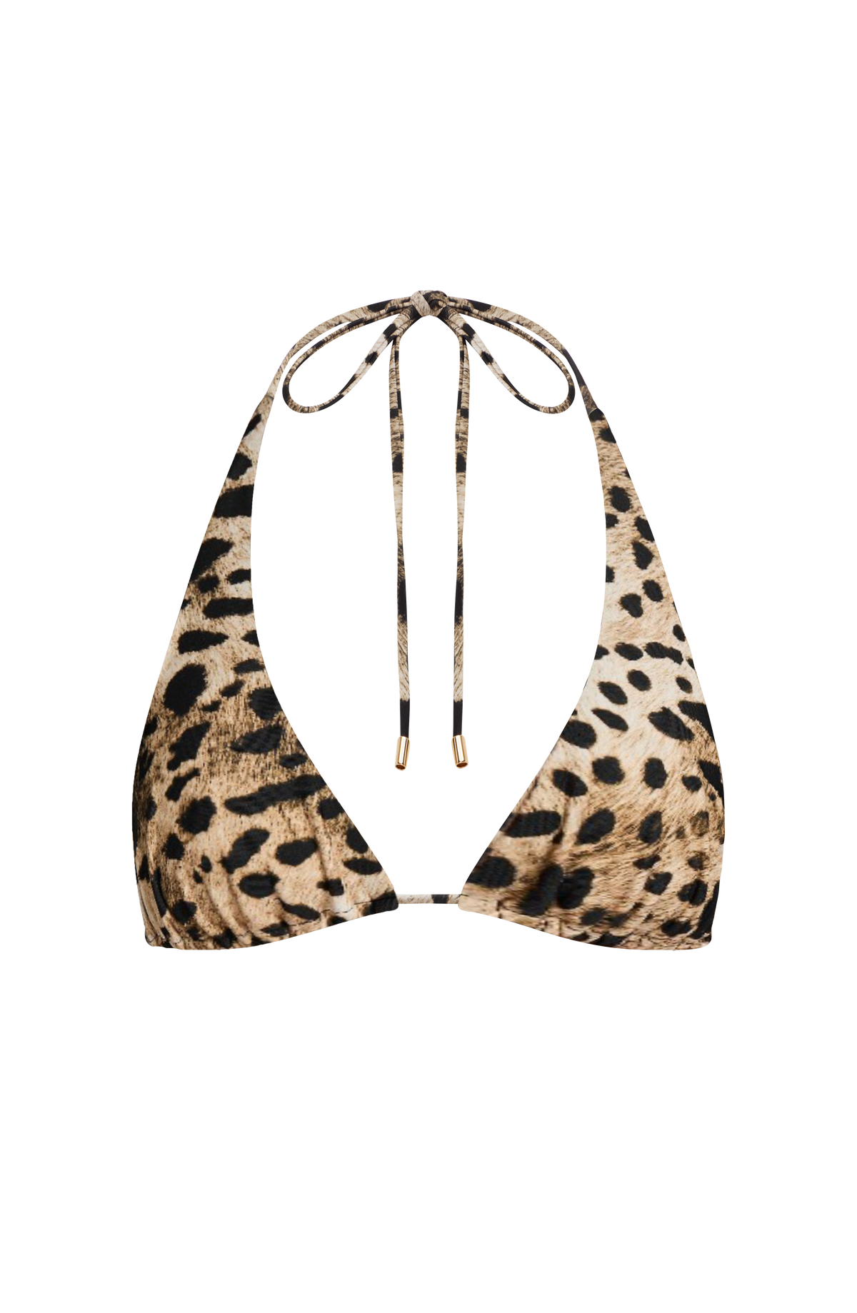 Pietra Üçgen Bikini Üstü - Leopar Desenli