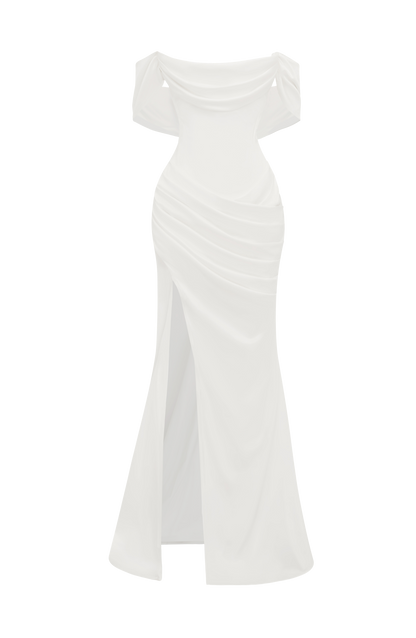 Riona Abiye Elbise - Fildişi
