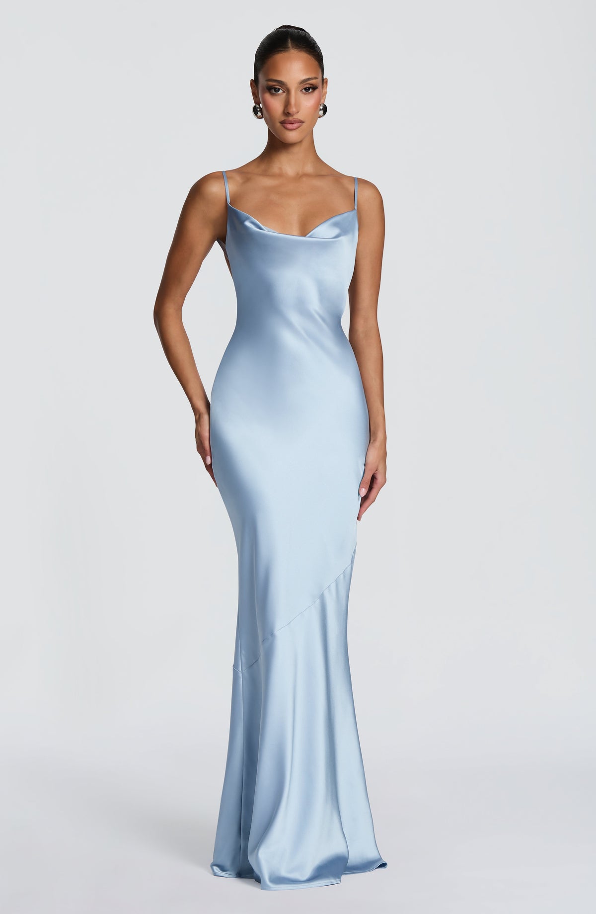 Sorelle Maxi Elbise - Buz Mavisi