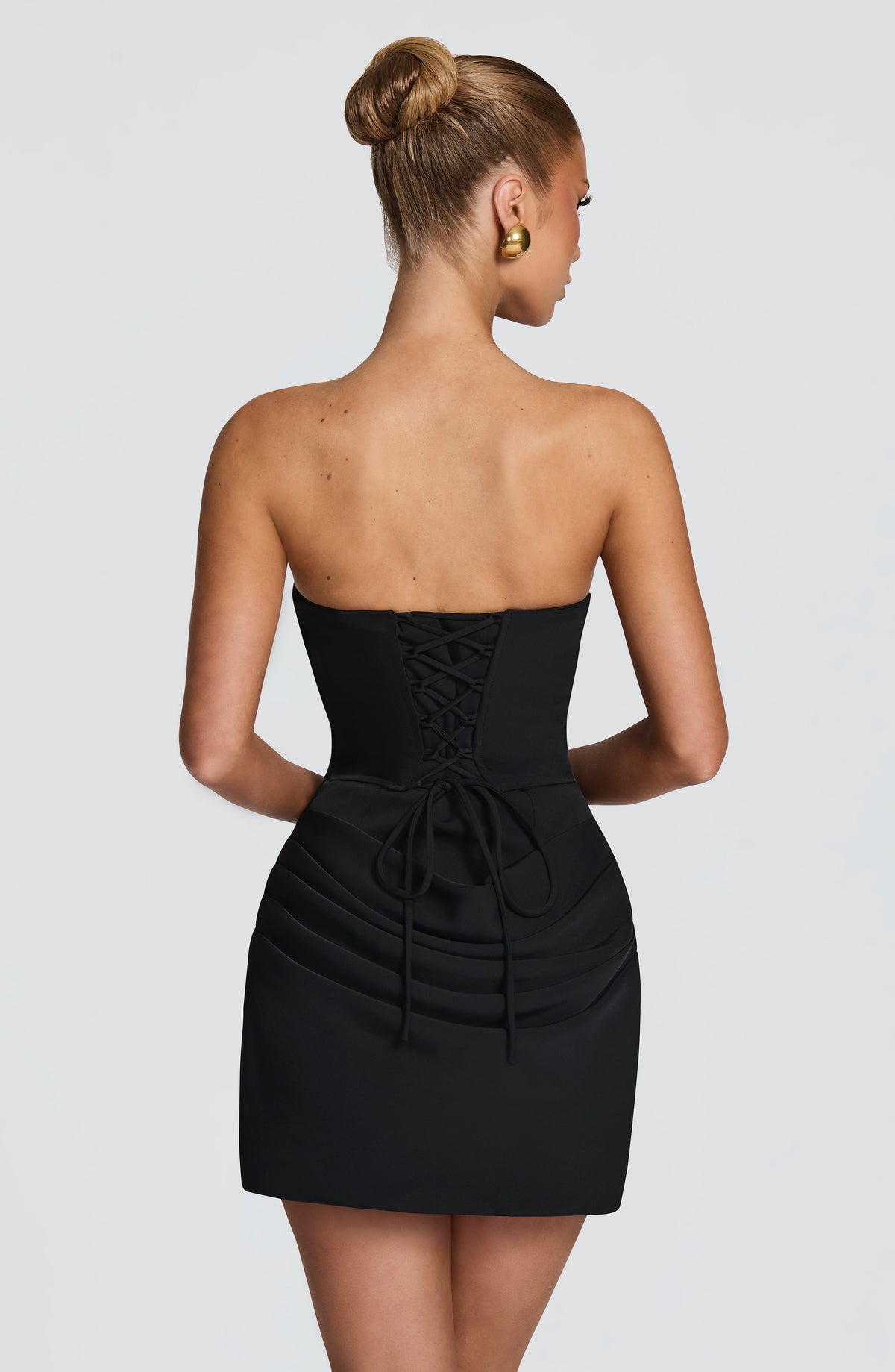 Lauren Mini Elbise - Siyah