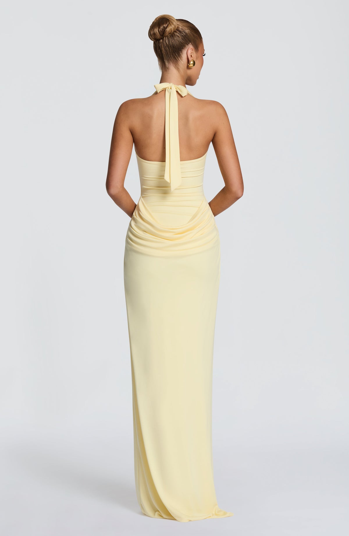 Sharona Maxi Elbise - Limon Sarısı