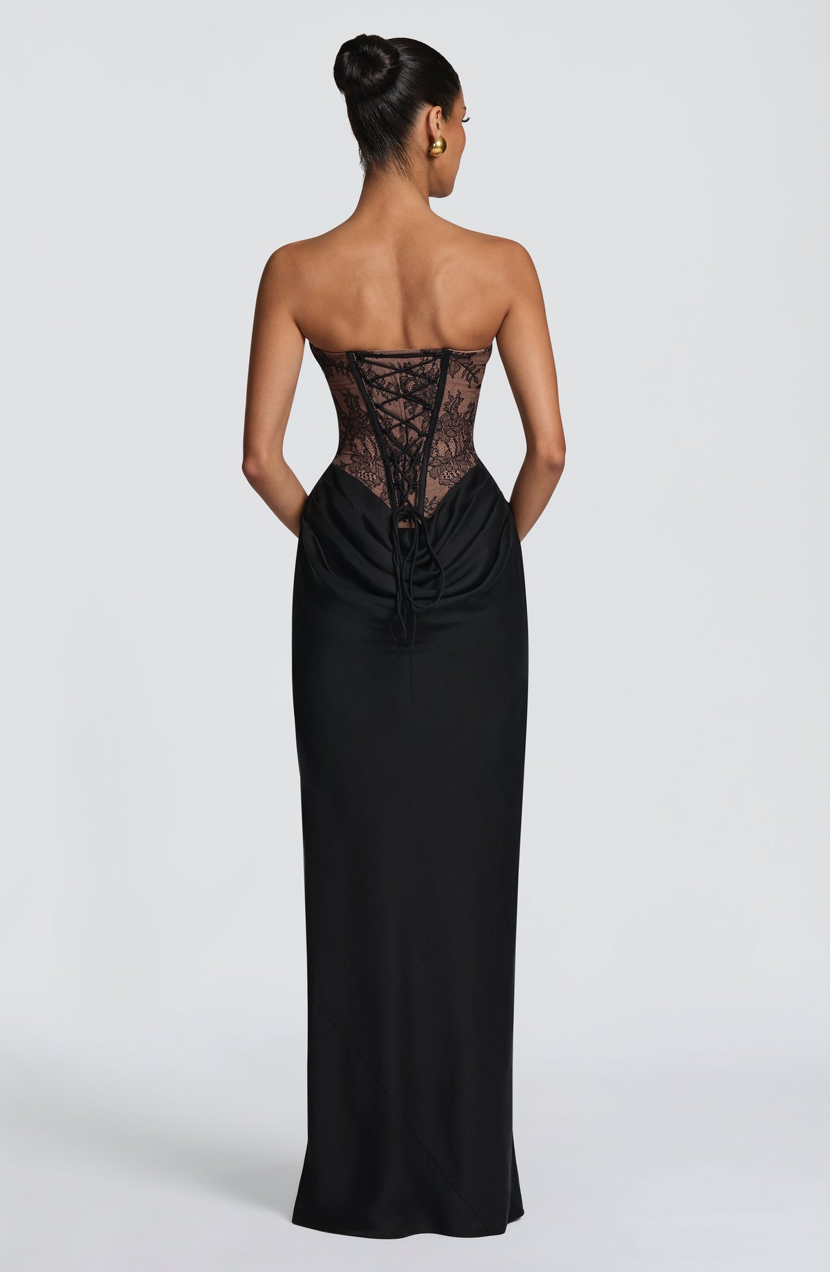 Kathleen Maxi Elbise - Siyah